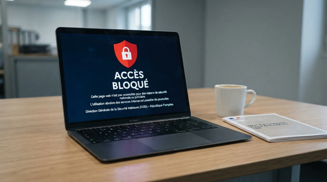 L'interface du site de l'ANJ affichant la liste officielle des sites de jeux bloqués et déréférencés, avec le logo de l'Autorité nationale des jeux en évidence