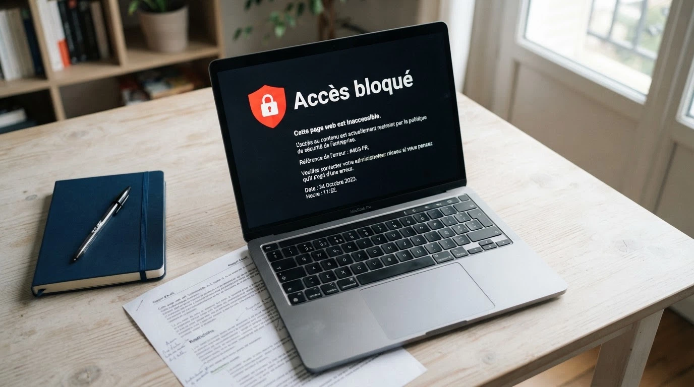 Illustration du mécanisme de blocage des sites de jeux d'argent illégaux par l'Autorité nationale des jeux