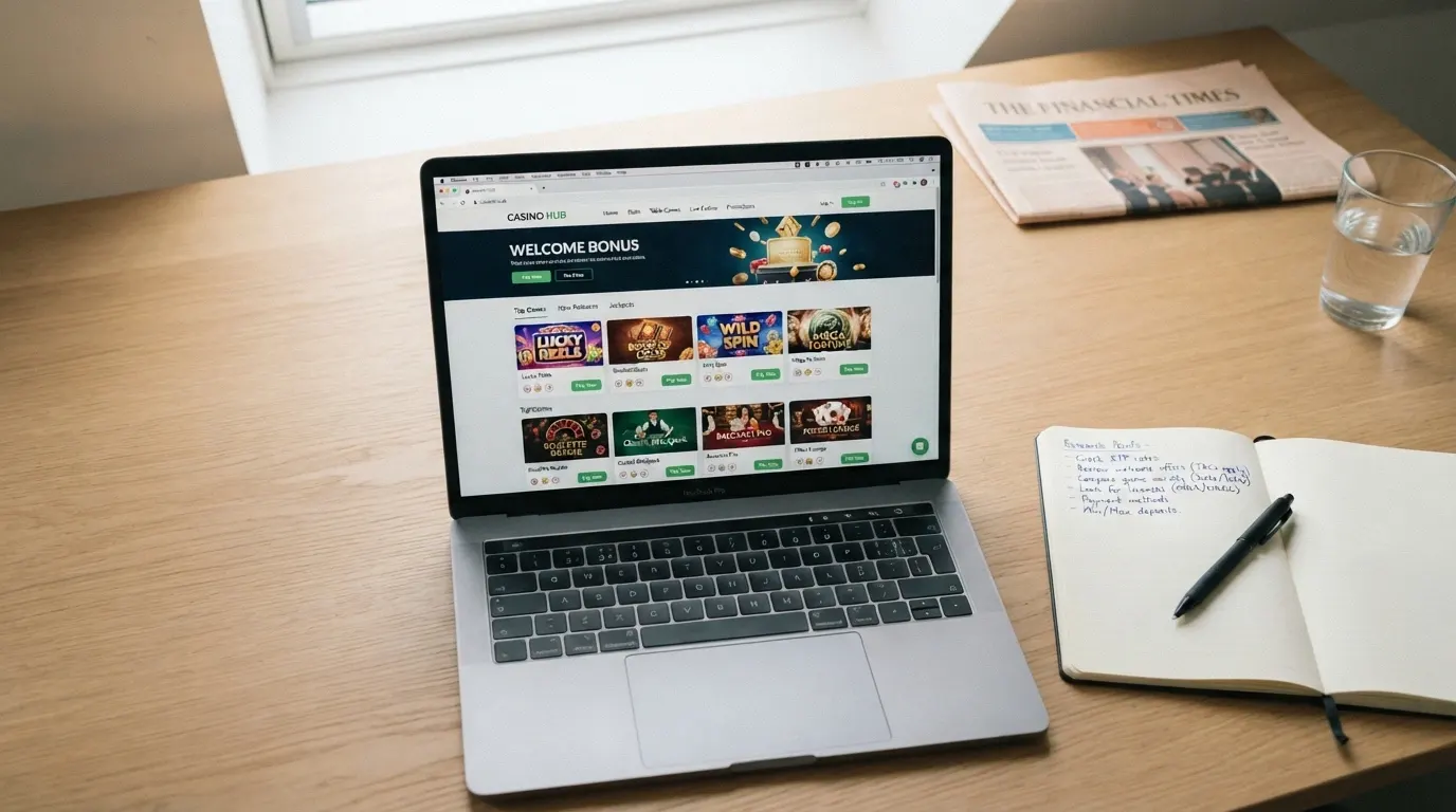 Tableau comparatif de casinos en ligne affichant licences, bonus et notes