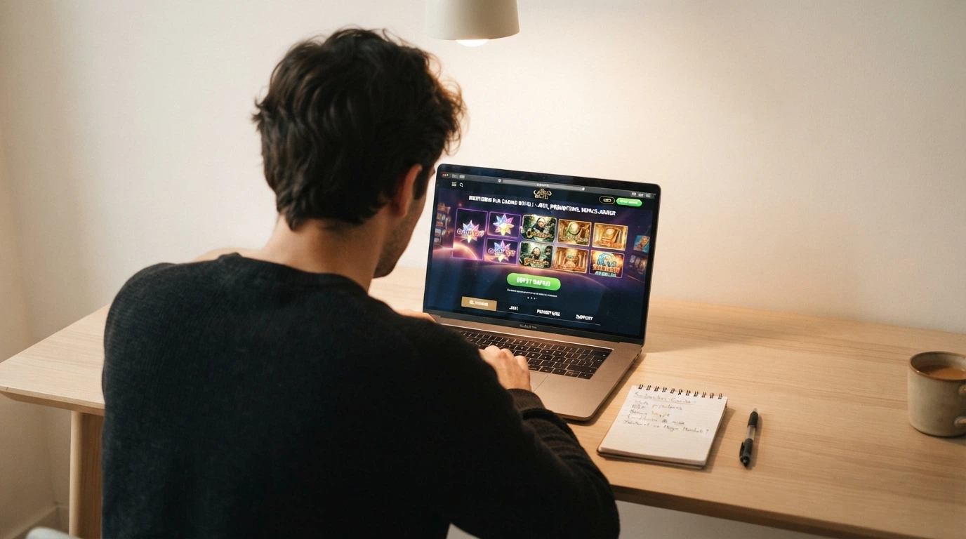 Tableau comparatif affichant les logos, bonus et licences des principaux casinos acceptant les paiements instantanés