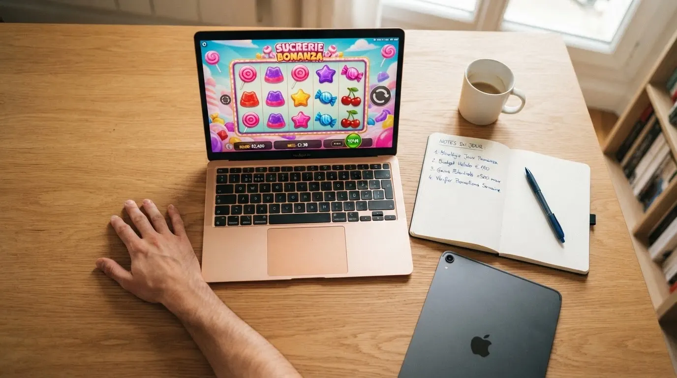 Tableau comparatif des casinos en ligne avec les logos des opérateurs et leurs bonus de bienvenue pour Sweet Bonanza