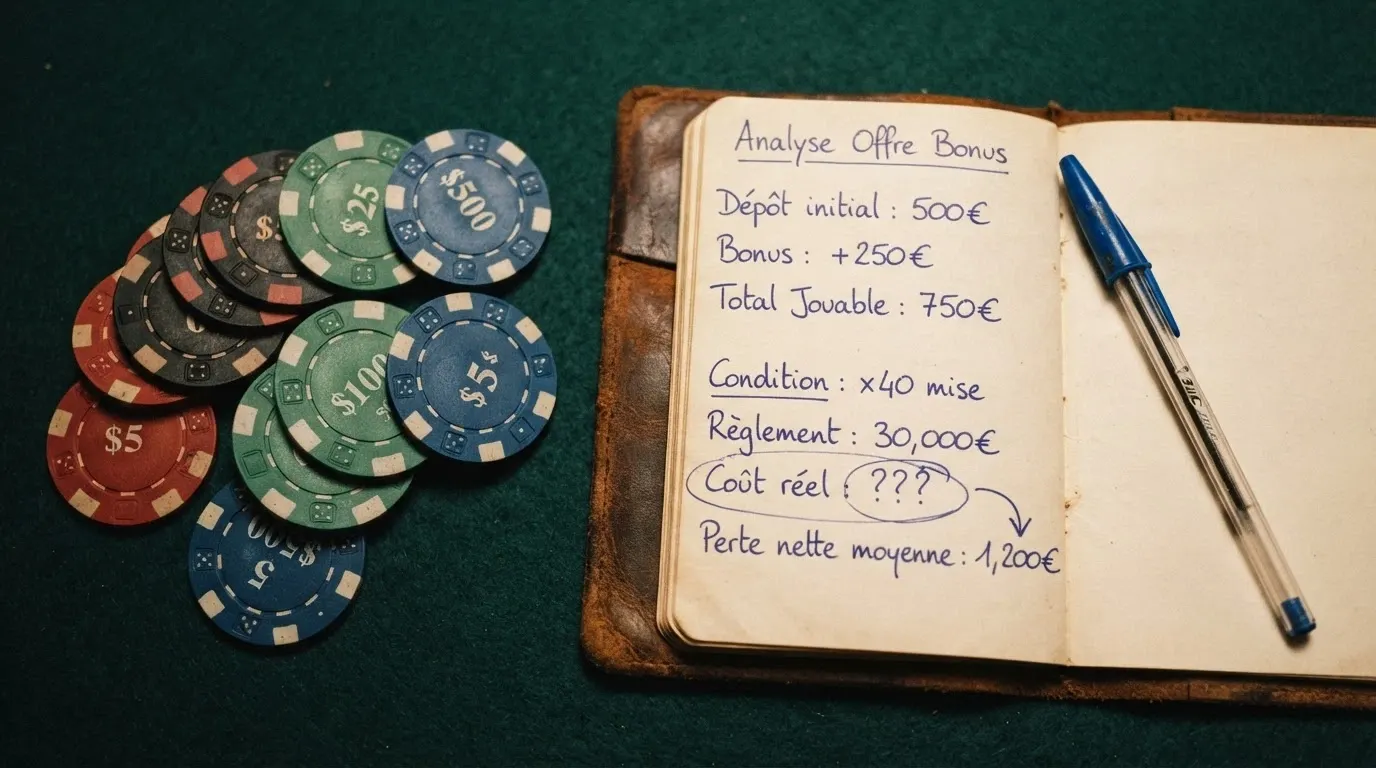 Montage comparatif des offres de bonus de bienvenue de plusieurs casinos offshore mentionnés dans l'article