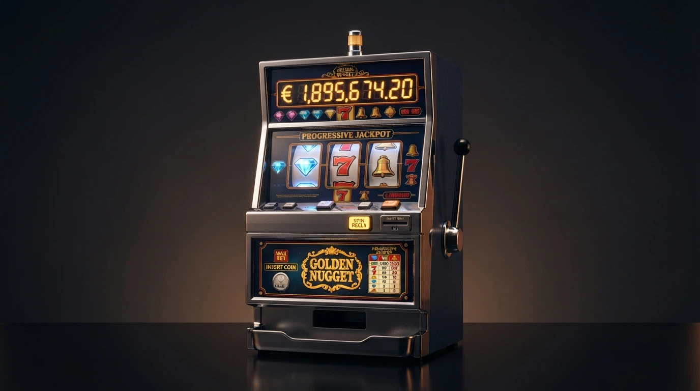 Machine à sous Mega Moolah affichant son jackpot progressif à sept chiffres sur un écran de casino